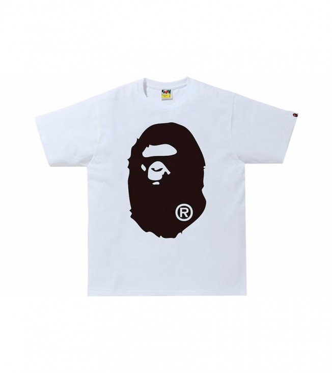 Футболка BAPE Bicolor Big Ape Head Tee White