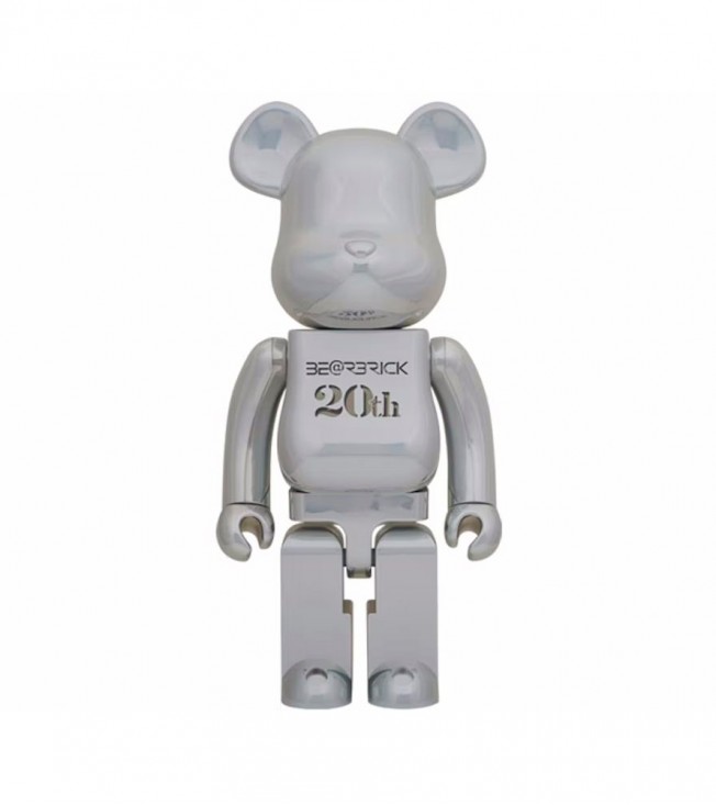 Bearbrick 20th Anniversary 1000% Chrome Ver.