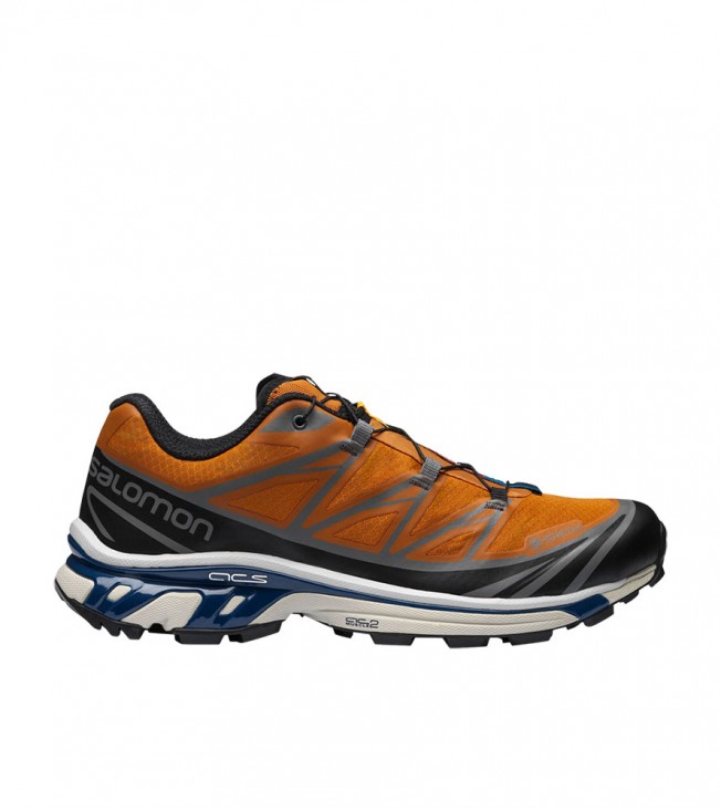 Salomon XT-6 Gore-Tex Utility Marmalade Black Navy