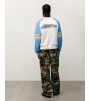 Свитер Stussy Stripe Raglan Crew Blue