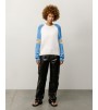 Свитер Stussy Stripe Raglan Crew Blue