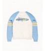 Свитер Stussy Stripe Raglan Crew Blue