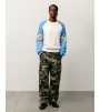 Свитер Stussy Stripe Raglan Crew Blue