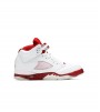Jordan 5 Retro White Pink Red (GS)