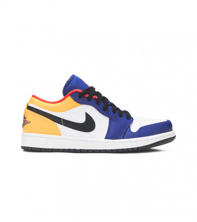 Кроссовки Air Jordan 1 Low Royal Yellow WMNS