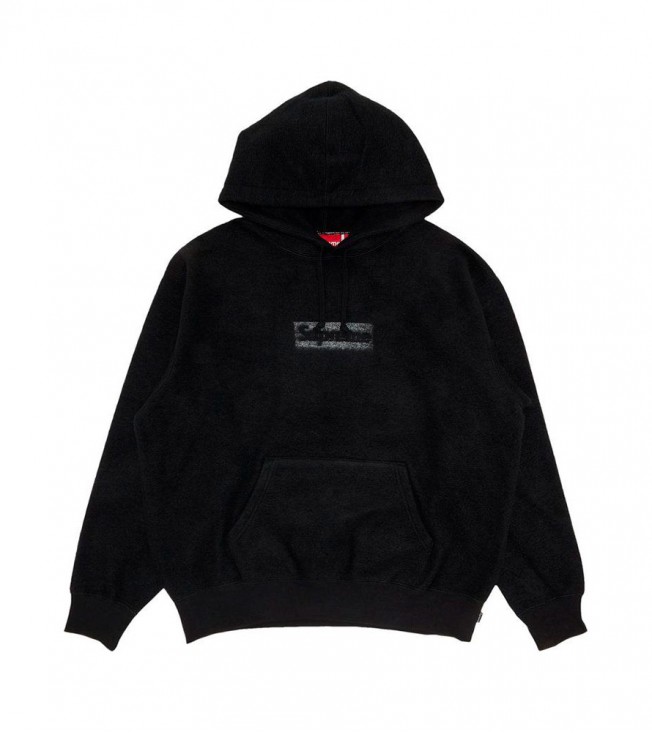 Supreme Inside Out Box Logo Hooded Sweatshirt Black