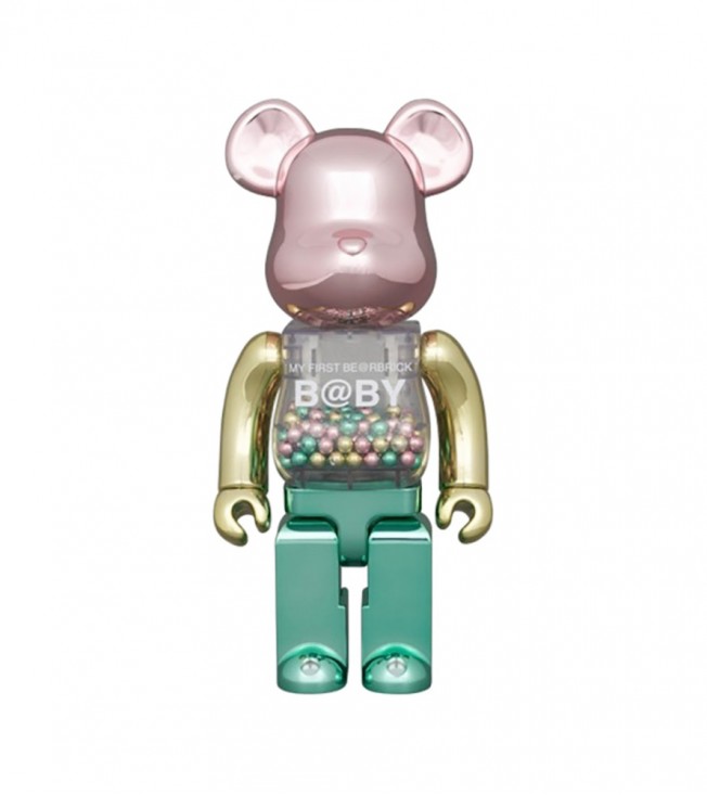 Bearbrick My First Be@rbrick 1st Color Chrome 100% & 400% Set