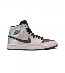 Кроссовки Air Jordan 1 Mid Dirty Powder Iridescent WMNS