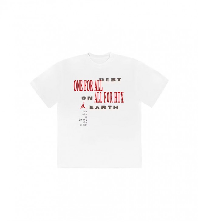 Travis Scott x Jordan Best On Earth T-shirt White