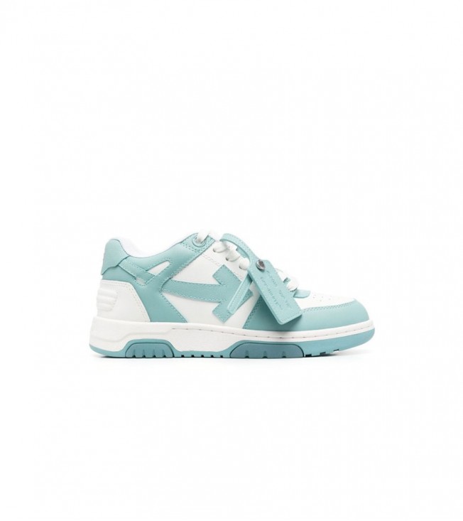 OFF-WHITE Out Of Office OOO Low Tops Celadon WMNS