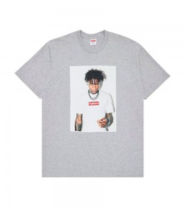 Футболка Supreme NBA Youngboy Tee Heather Grey