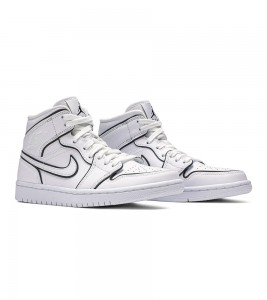 Кроссовки Jordan 1 Mid Iridescent Reflective White WMNS - ???? ?20