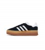 adidas Gazelle Bold Black White Gum  WMNS