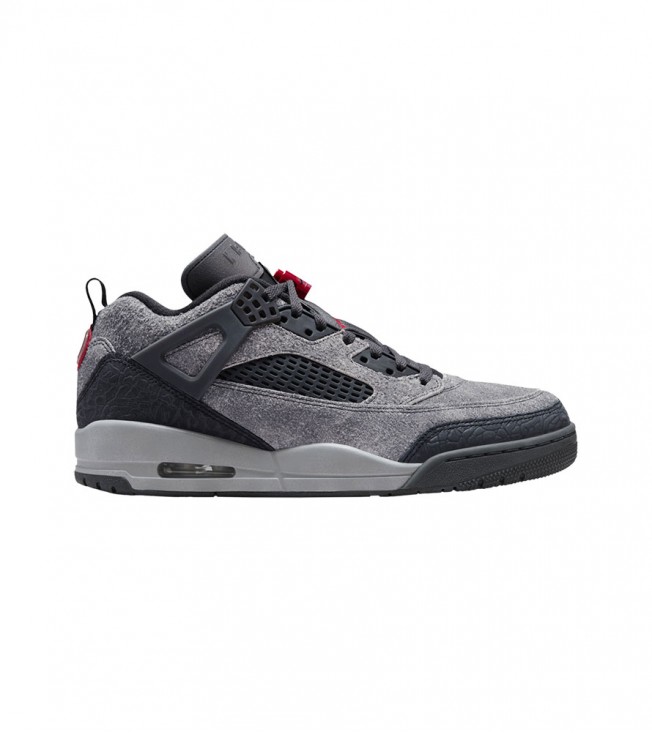 Jordan Spizike Low Anthracite Gym Red