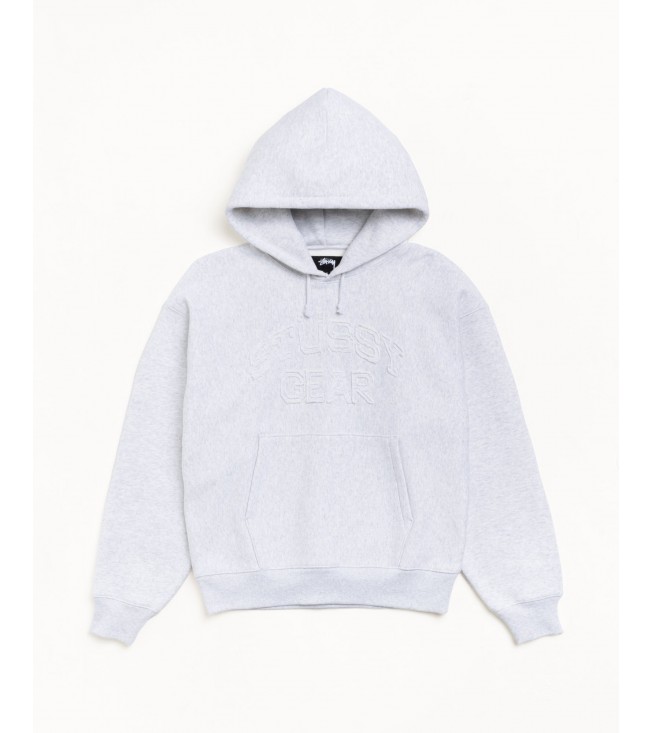 Худи Stussy Gear Applique Hoodie Ash Heather