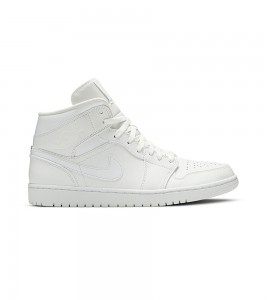 Кроссовки Jordan 1 Mid Triple White