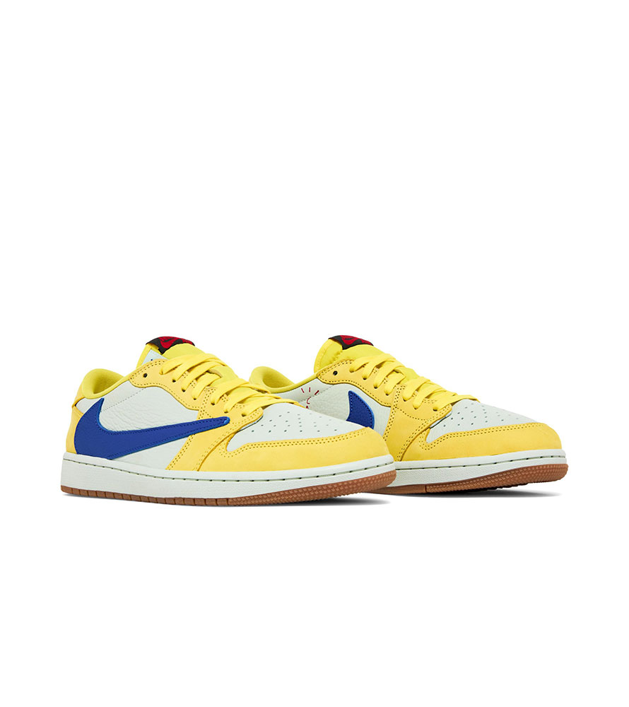 靴 Travis Scott Canary WMNS 23.5 Jordan 1 Retro Low OG SP Travis Scott Canary WMNS - DZ4137-700