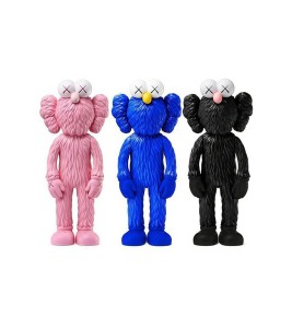 KAWS BFF Open Edition Vinyl Figure Pink/Blue/Black Set 33 см