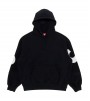 Худи Supreme Big Logo Jacquard Hooded Sweatshirt Black