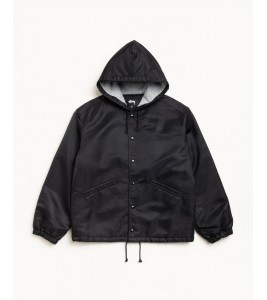 Куртка Stussy Hooded Coaches Jacket Black