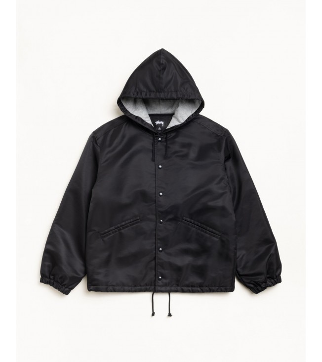 Куртка Stussy Hooded Coaches Jacket Black