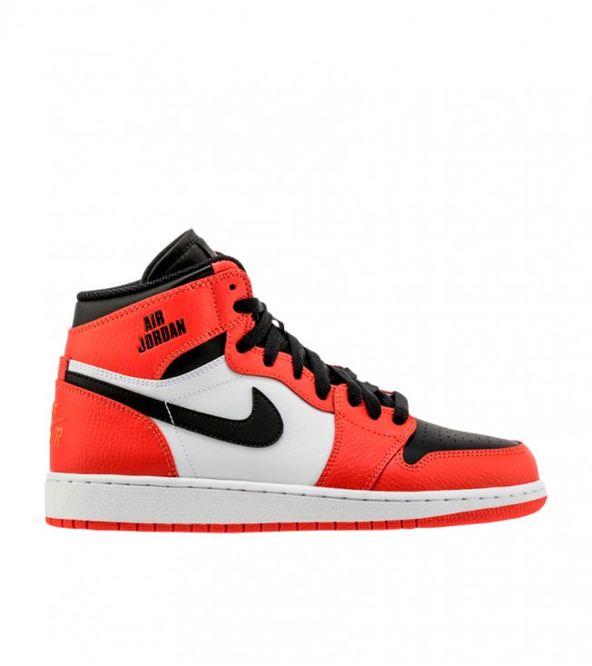 Кроссовки Air Jordan 1 Retro High Rare Nike Air Max Orange GS