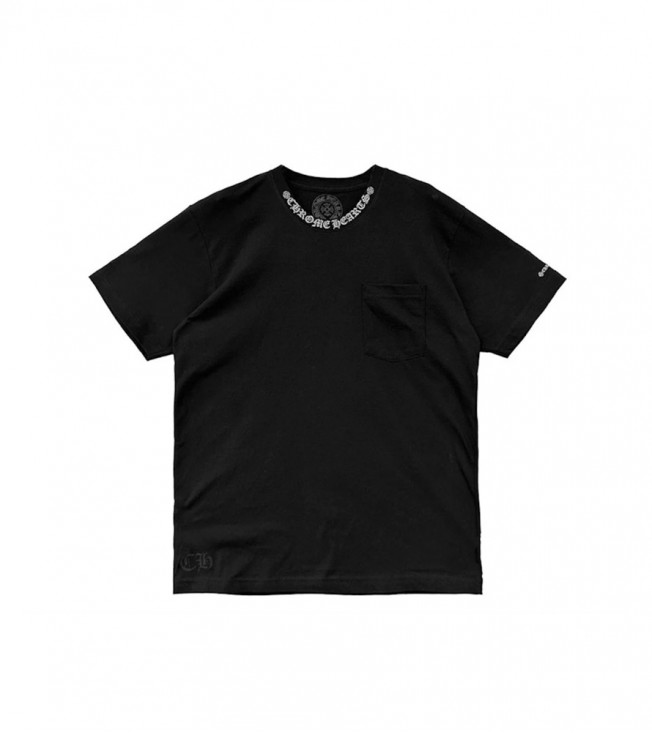 Футболка Chrome Hearts Short Sleeve Pocket Crew Black