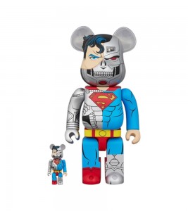 Bearbrick Cyborg Superman 100% & 400% Set
