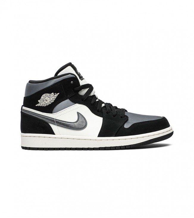 Кроссовки Jordan 1 Mid Satin Grey Toe