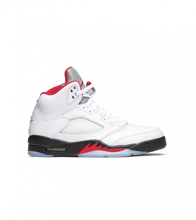 Jordan 5 Retro Fire Red Silver Tongue (2020)