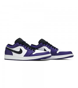 Кроссовки Air Jordan 1 Low Court Purple White - ???? ?20