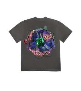Футболка Travis Scott Back Bling Washed Black - Фото №2