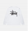 Лонгслив Stussy Basic Ls Tee White