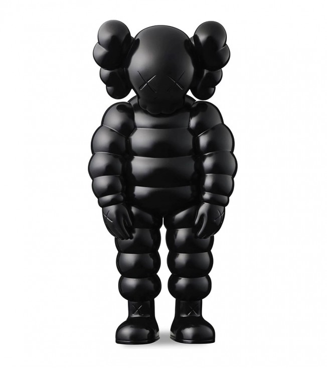 KAWS What Party Figure Black 28 см