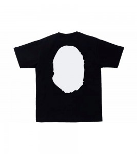 Футболка BAPE Bicolor Big Ape Head Tee Black - Фото №2
