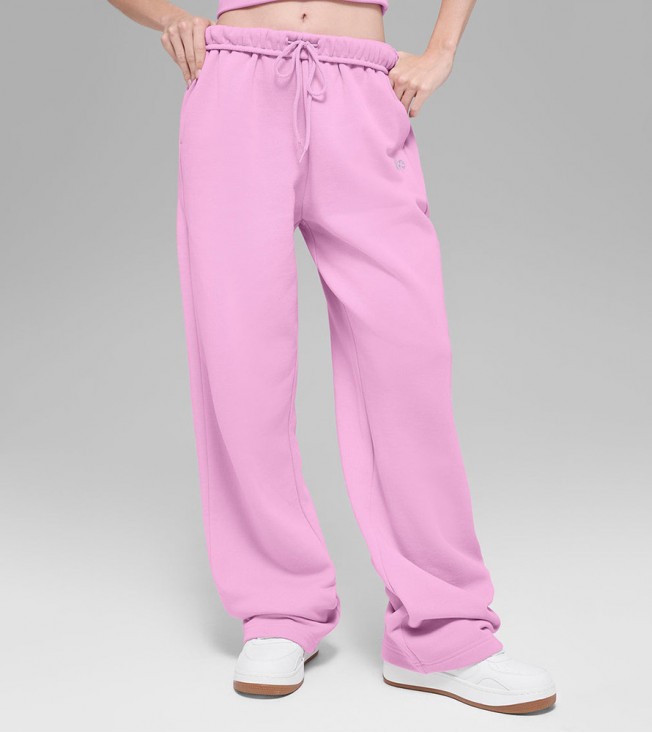 Штаны Alo Yoga Accolade Straight Leg Pink
