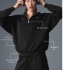 Свитшот Alo Yoga Accolade 1/4 Zip Black