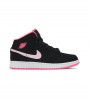 Кроссовки Air Jordan 1 Mid Black Digital Pink GS