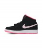 Кроссовки Air Jordan 1 Mid Black Digital Pink GS