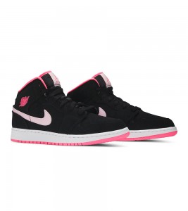 Кроссовки Air Jordan 1 Mid Black Digital Pink GS - ???? ?20