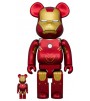 Bearbrick The Infinity Saga Iron Man Mark IV 100% & 400% Set 