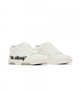 OFF-WHITE Out Of Office OOO Low Tops For Walking White - Фото №2