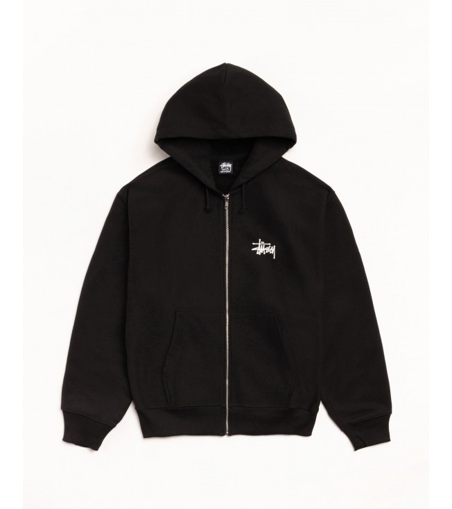 Худи Stussy Basic Stüssy Zip Hoodie Black
