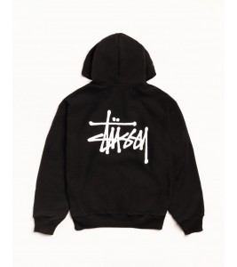 Худи Stussy Basic Stüssy Zip Hoodie Black - Фото №2
