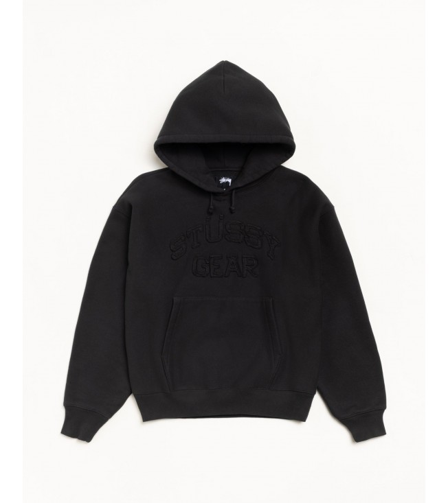 Худи Stussy Gear Applique Hoodie Black