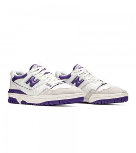 New Balance 550 White Purple - Фото №2