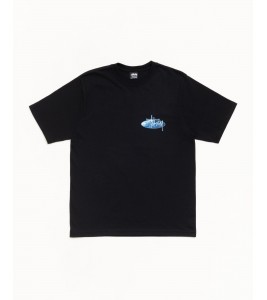 Футболка Stussy Wave Oval Tee Black