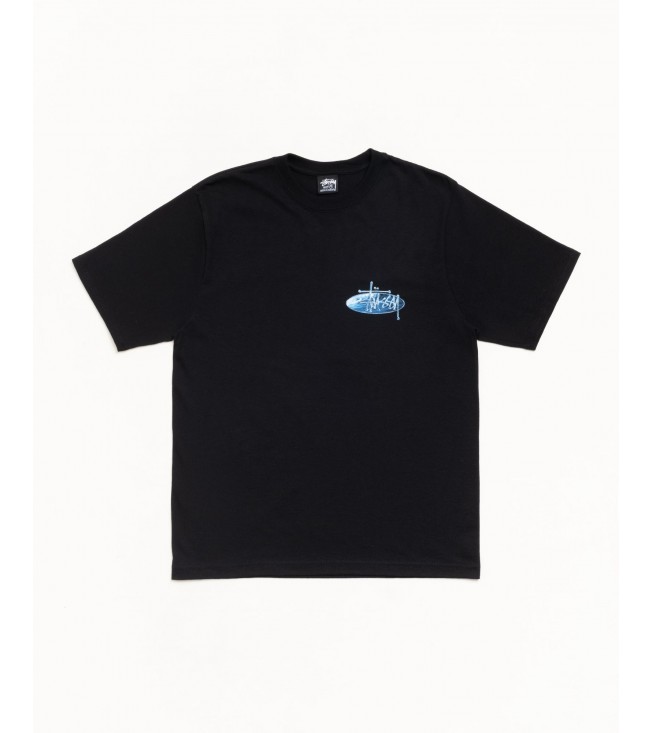 Футболка Stussy Wave Oval Tee Black
