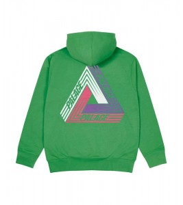 Худи Palace Tri-Dart Hood Light Lime