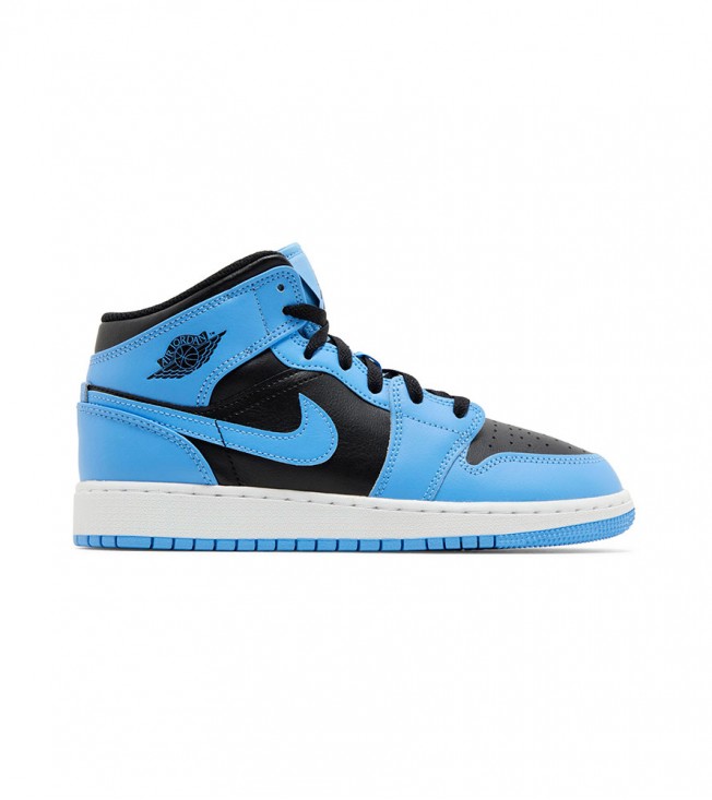 Jordan 1 Mid University Blue Black (GS)